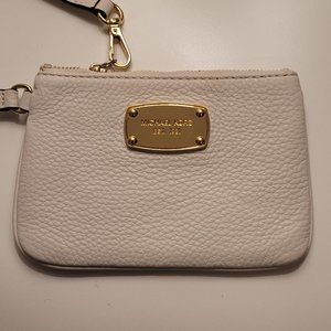 Michael Kors leather wristlet/ clutch